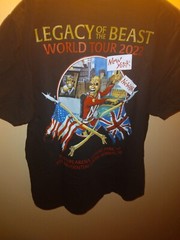 Iron Maiden Event t-shirt – New York 10/19 UBS arena 10/21 Newark, NJ 2022 – M –