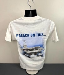 Vintage United States Marine Corps T-Shirt Size Small Front and Back NWOT