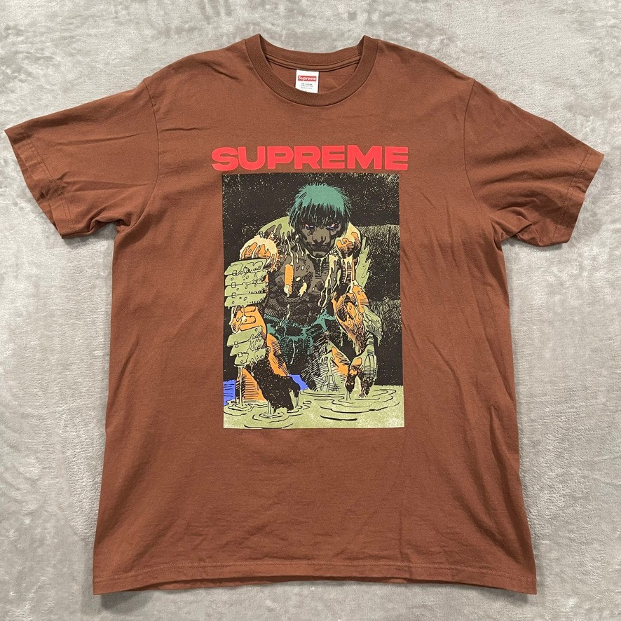 Supreme Shirt Mens Large Brown Ronin Graphic Streetwear Crewneck