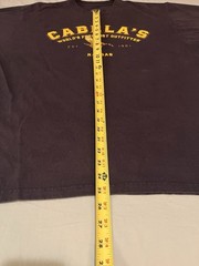 Cabela’s Shirt Mens Y2K large purple 100% cotton duck 2000s Kansas outdoors