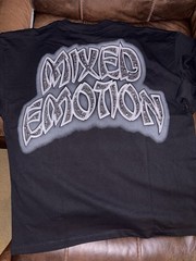 Mixed Emotion Men’s XL Black Rock Graphic Print Crew Neck T-Shirt
