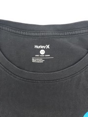 Hurley T-Shirt Men Large Black Graphic Print Logo…#46305