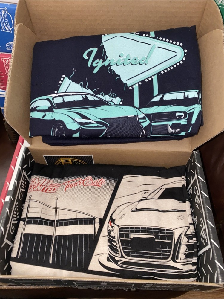 Tuner Crate Tshirt Size 3X Graphic Awesome Shirts Lot Of 2 Shirts New In Box