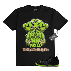 Foamposite Volt Black Air One T Shirt Match MIXED