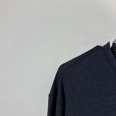 Public Rec Shirt Mens Medium Dark Heather Gray Long Sleeve Crewneck Pima Tencel