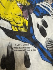 Vintage 90s Marvel Comics Wolverine Magneto Cable Comic Images X Men T Shirt