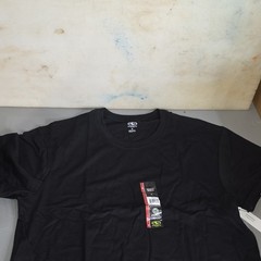 6Black Athletic Works Men’s Black Tri-Blend Crew Neck Moisture Wicking T-Shirt M