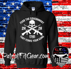 t shirt,Fear The Government That Fears Your Guns,Molon Labe,Gun Rights,NRA,2A
