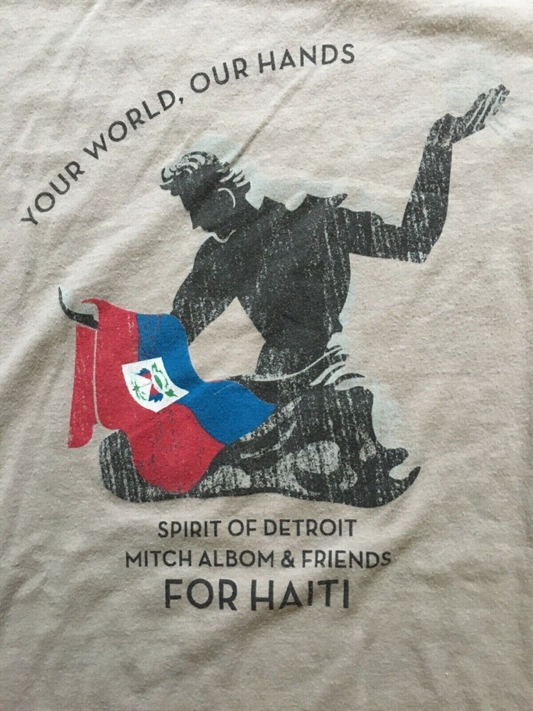 Mitch Albom Show WJR Radio Detroit – Spirit of Detroit for Haiti Canvas Med