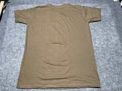 New Brown Military undershirt XL Shirt 8420-01-112-1477 unicor Combed Cotton