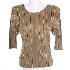 Issey Miyake PLEATS PLEASE All-over print Polyester T-shirt – DUTY FREE