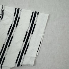 Vintage Le Tigre Shirt Adult XL Striped 1980s Elastic Waist Henley Neck Hipster