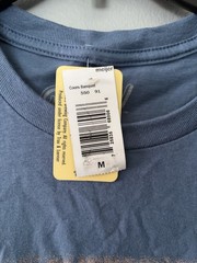COORS Beer Shirt Mens Medium Blue Outdoor Brew Mountains Casual Classic NWT