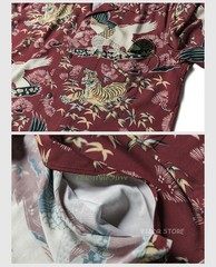 NON STOCK Vintage T-Shirt Print Shirt Men’s Short Sleeve Shirt Cuban Casual Tops