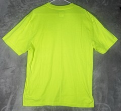 Wrangler Workwear Tee Mens L 42-44 Short Sleeve Crew Neck Logo Neon Yellow
