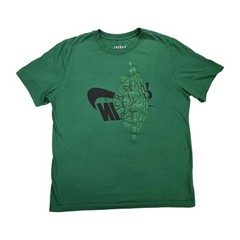 Mens Air Jordan T Shirt Large Green Jumpman Wings Logo Graphic Short Sleeve Nike
