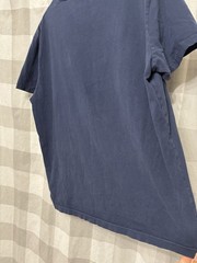 Polo Ralph Lauren Shirt Mens Large Navy Blue Crew Neck Classic Fit Preppy Casual