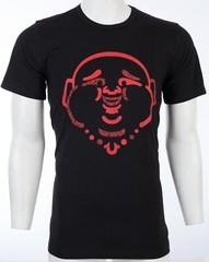 $89 TRUE RELIGION Black ORIGINAL BUDDHA FACE Short Sleeve Graphic T-shirt NWT