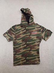 Eighty Eight Hoodie Men Size L California Republic Embroidered Camo No STRING
