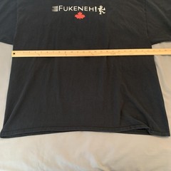 FUKENEH! Canada Maple Leaf Shirt Mens 2XL Black Funny Graphic Novelty Tee Humor