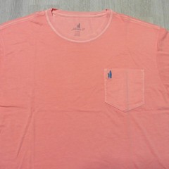 JOHNNIE O Mens XL DALE 2.0 T SHIRT FIESTA PINK SHORT SLEEVE GOLF TEE