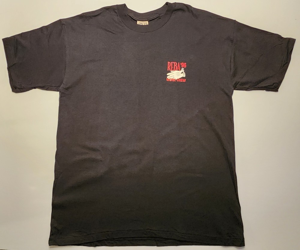 Vintage 1996 Reba McEntire Work Crew Concert T-Shirt XL Nice Cond As Pictured