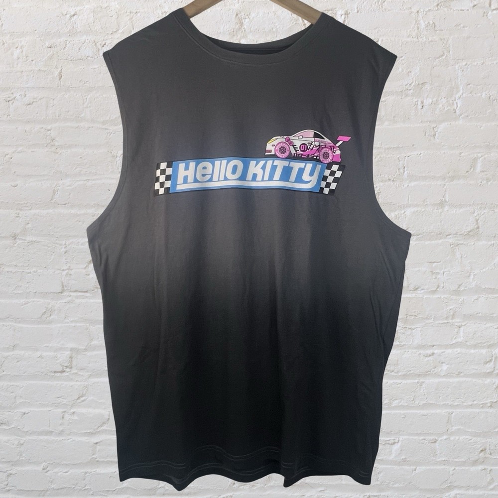 Hello Kitty Racing Tokyo Speed Tank Top Mens SIZE 2X