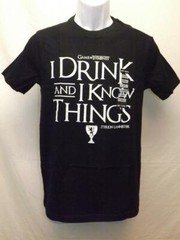Game of Thrones GOT “I Drink & I Know Things” Mens XS-S-M-L-XL Licensed Shirt