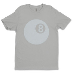 DTF Eight Ball/ Custom Unisex Soft Style T-Shirts, Next Level- Cotton