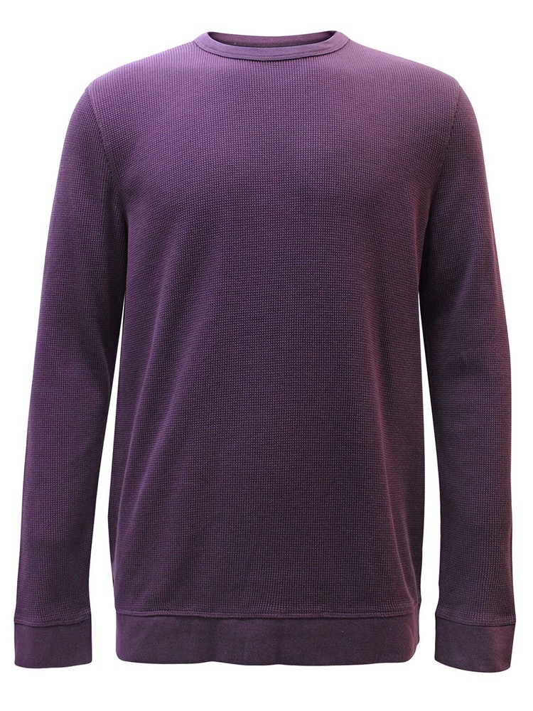 EX Seasalt Mens Aubergine Jackline Waffle Jersey Top M, XL, 3XL RRP £46
