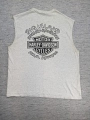 Y2K 2000 Harley Davidson XL Tank Hawaii Embroidered Legendary Big Island