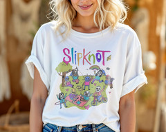 Slipknot Cute Cartoon Shirt – Funny Parody Metal Band T-Shirt A465