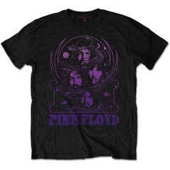 Pink Floyd Purple Swirl T-Shirt Black New