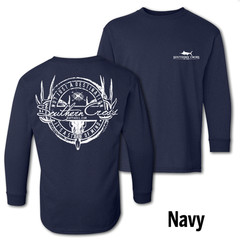 Southern Cross – Hunting Stamp – Long Sleeve Tshirt – Comfort Colors
