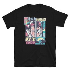 Romantic Anime Romance Warrior Comic Book Style T-Shirt