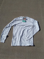 Comfort Wash Telluride Long Sleeve T Shirt Small NEW White
