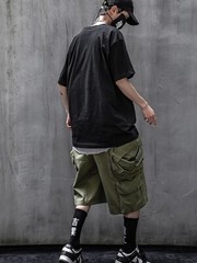 Niepce Men’s Dark Reflection Spray Paint Tee Streetwear Graphic Shirt