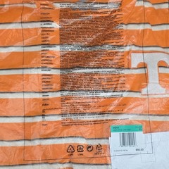 Men’s XL Regular Fit University Of Tennessee T-Shirt Orange White Striped Tee
