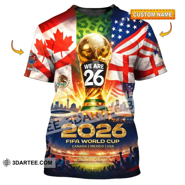 3D Unisex Shirt – Custom World Cup 2026 3D Shirt reprint VK13935