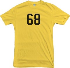 68 Retro Varsity College T-Shirt – Ivy League, 60s, Customise, Various Colours