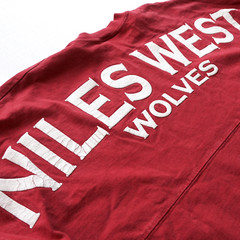 Niles West High School Spirit Jersey Shirt Medium 90s Football Sports Vintage