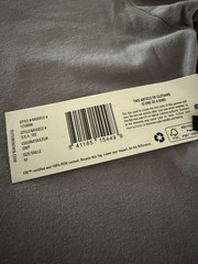 Outerknown Tee Mens Medium Grey Organic Cotton T-Shirt