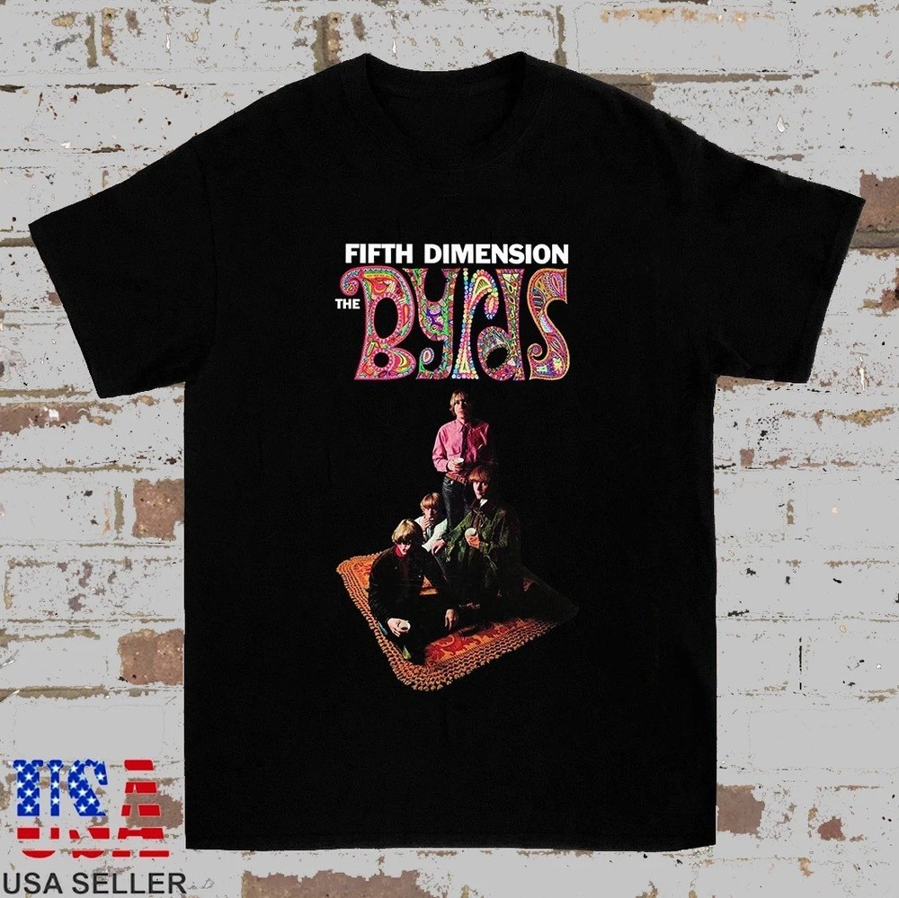 The Byrds Band Album Fifth Dimension T Shirt Full Size S-5XL AL806