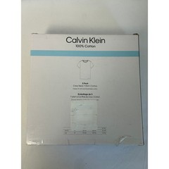 NIB Calvin Klein Crew Neck T-shirts 3 Pack Mens XL White Undershirt Cotton Basic