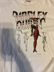 Harley Quinn Graphitti Designs T-Shirt 1998 Vintage Size XL DC Comics