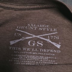 Grunt Style Patriot Shirt XL Lady Liberty 2nd Amendment Freedom Militia Chud