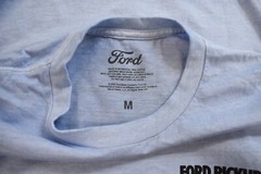 Ford Mens Ford Pickups Built Ford Tough Foot For Foot Blue Truck Shirt New S-XL