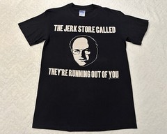 Vintage 2000s Y2K George Costanza Seinfeld TV Show Jerk Store Joke T-Shirt S NEW