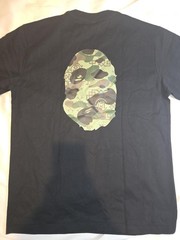 A Bathing Ape Ape Head Logo Graphic Cotton Shirt Mens Medium