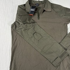 NEW Tacvasen Tactical Shirt Mens Medium Brown Rip Stop Hiking Hunting Combat